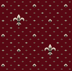 Ковролин Виктория 01 (лилия) Red фото 1 | FLOORDEALER